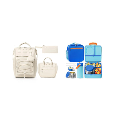 🏫 Back-to-School Backpack & Lunch Set — Waterproof, Insulated, Ready to Go