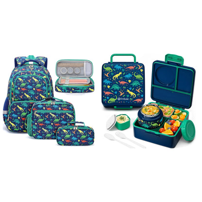 🏫 Back-to-School Backpack & Lunch Set — Waterproof, Insulated, Ready to Go