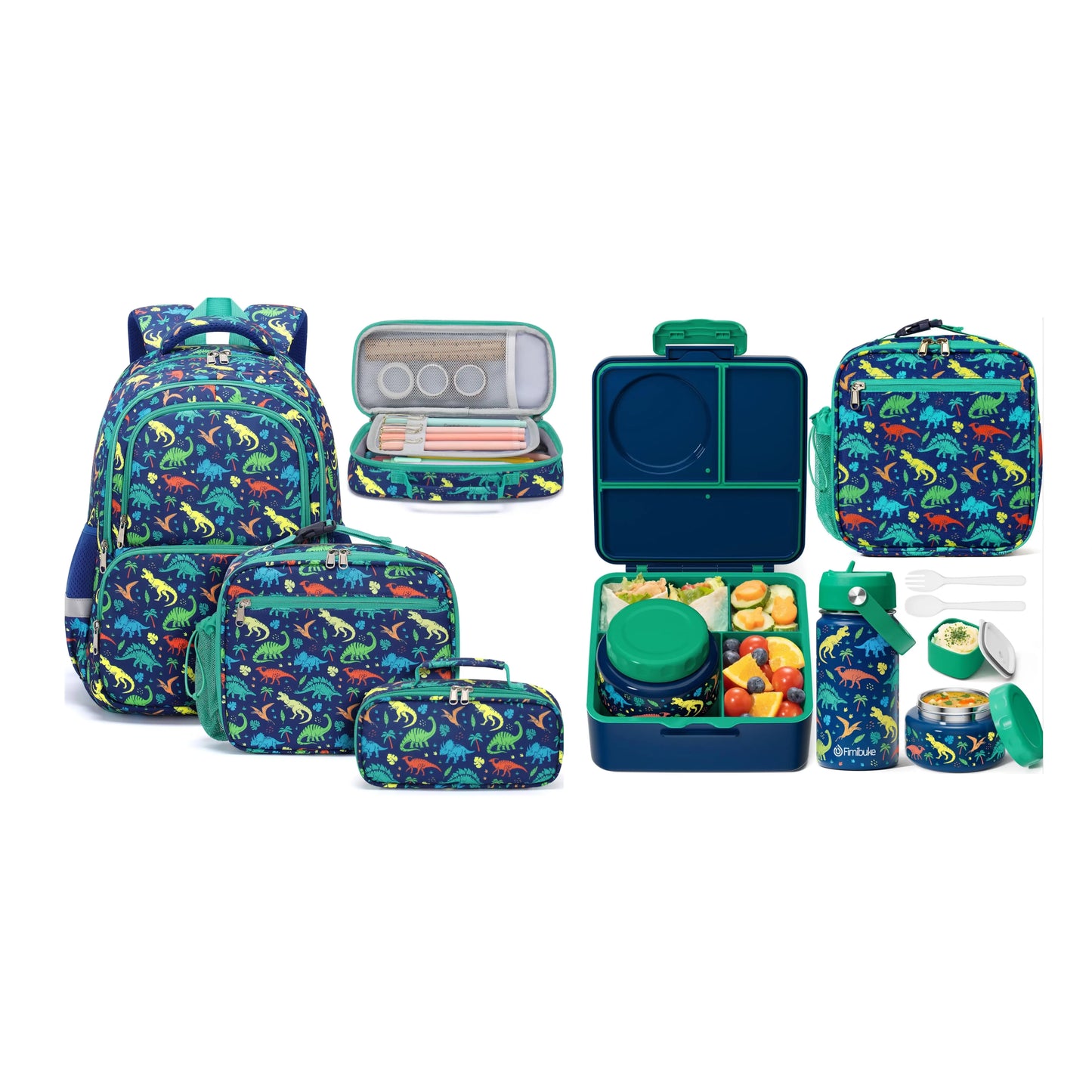 🏫 Back-to-School Backpack & Lunch Set — Waterproof, Insulated, Ready to Go