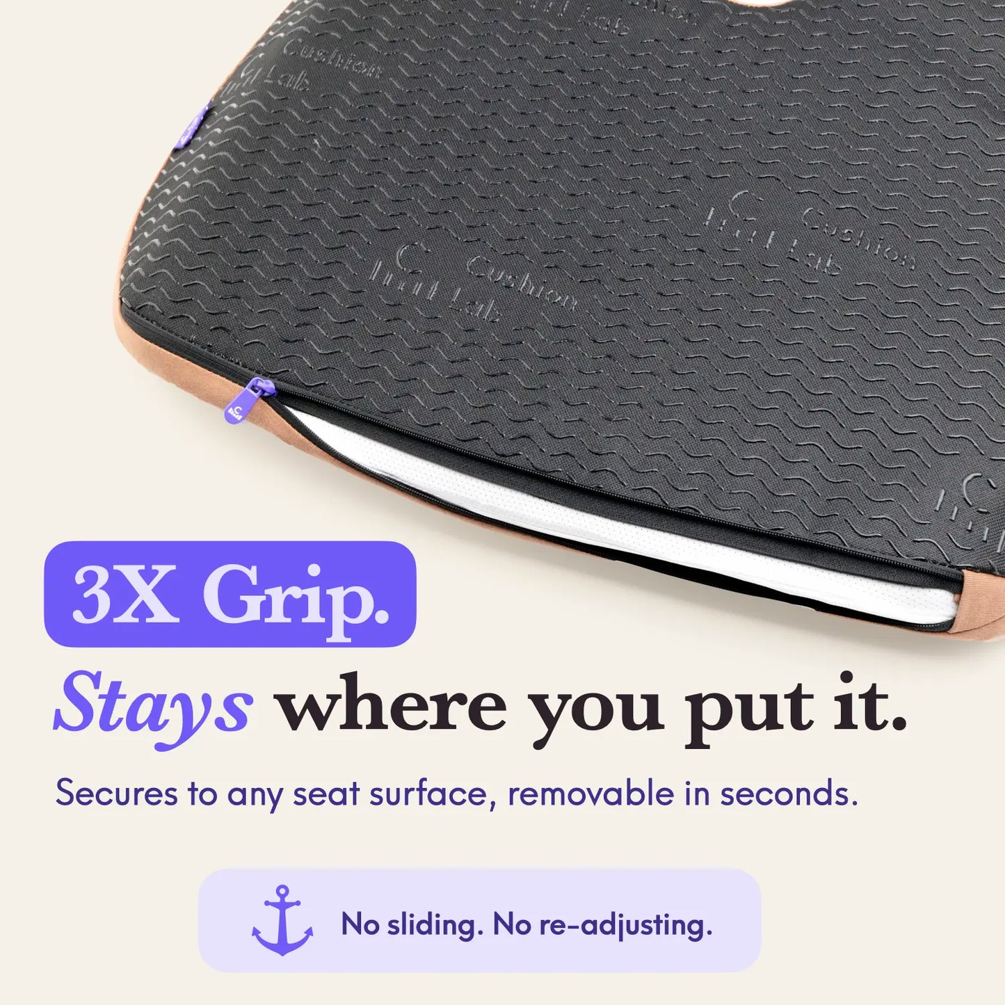 Ergonomic Memory Foam Seat Cushion — Cloud-Like Comfort Relieves Back, Hip, Coccyx, Sacrum & Sciatic Nerve Pain, Universal Fit for Cars, Trucks & SUVs